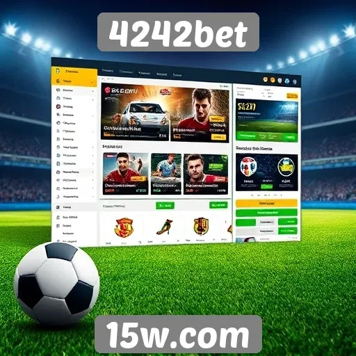 Facilidade de navegação no site 4242bet